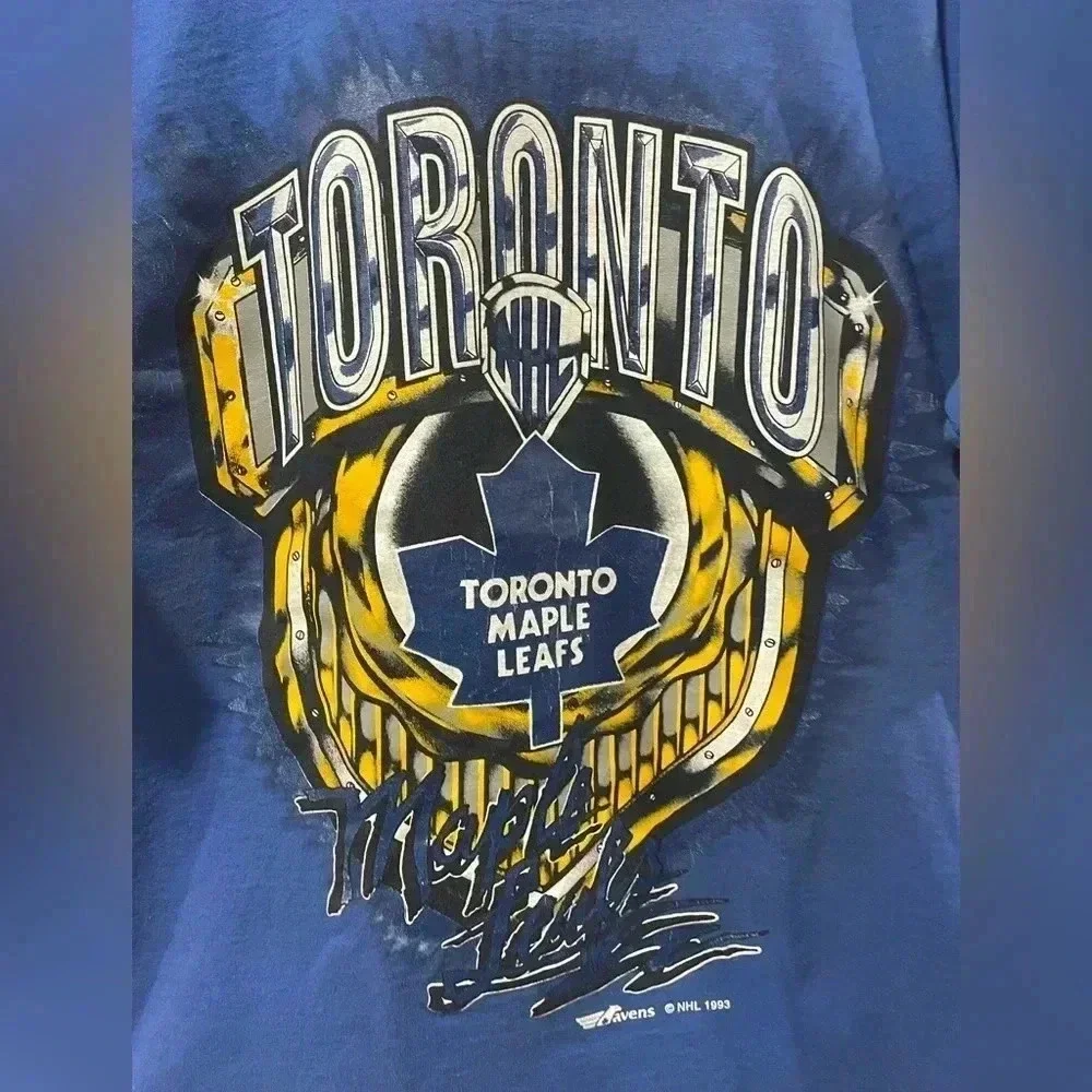 Vintage Single  Stitch Toronto Maple Leafs T-Shirt - Picture 2 of 7